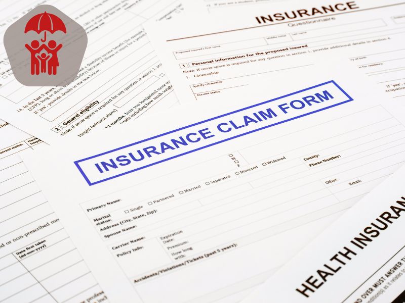 Insurance claim form documents